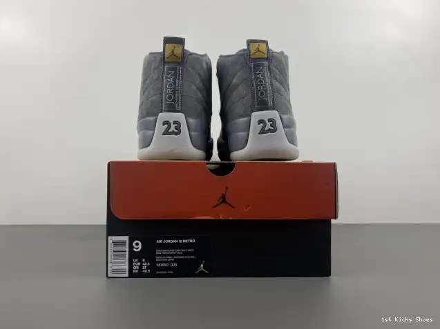 1st Kicks Shoes 130690-005 JORDAN 12 AIR mens RETRO 